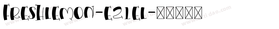 FreshLemon-eZ1el字体转换