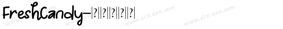 FreshCandy字体转换