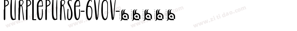 PurplePurse-6vov字体转换