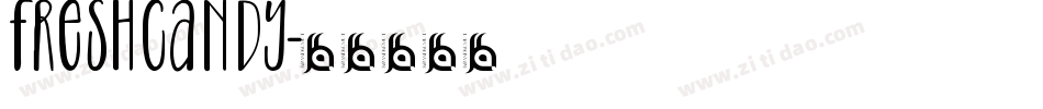 FreshCandy字体转换