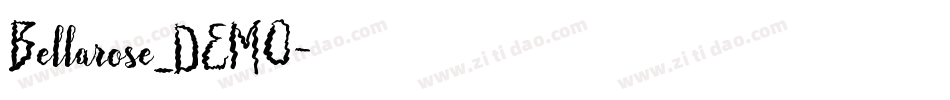 Bellarose_DEMO字体转换