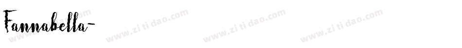 Fannabella字体转换