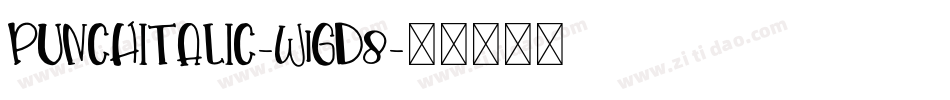 PunchItalic-w1Gd8字体转换