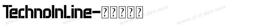 TechnoInline字体转换