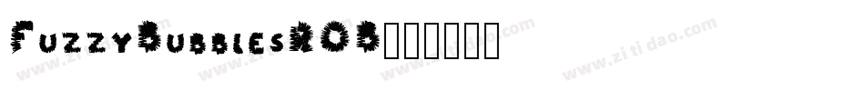 FuzzyBubblesROB字体转换