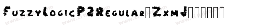 FuzzyLogicP2Regular-ZxmJ字体转换