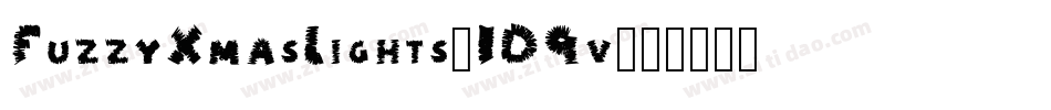 FuzzyXmasLights-1D9v字体转换