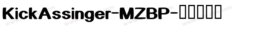 KickAssinger-MZBP字体转换