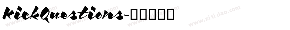 KickQuestions字体转换