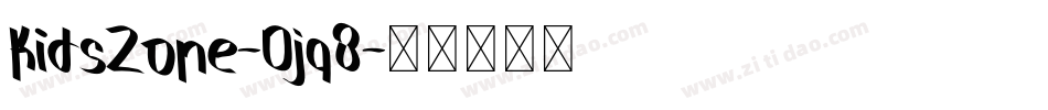 KidsZone-Ojq8字体转换