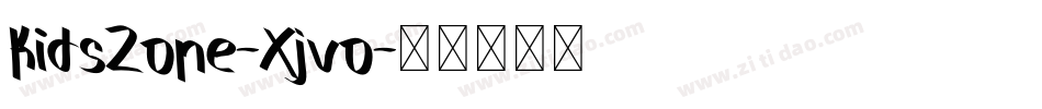 KidsZone-Xjvo字体转换