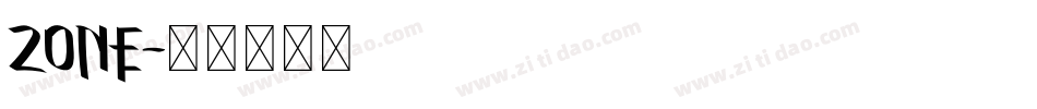 ZONE字体转换