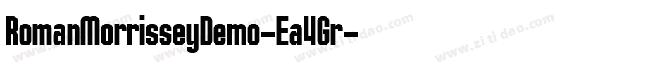 RomanMorrisseyDemo-Ea4Gr字体转换