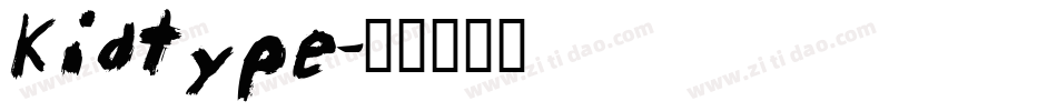 Kidtype字体转换