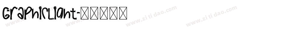 GraphicLight字体转换