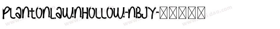 PlantOnLawnHollow-nBJY字体转换