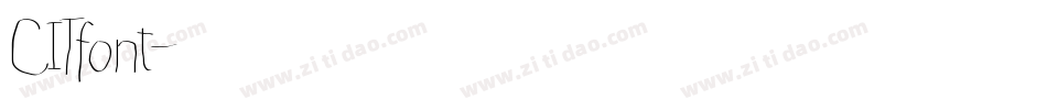 CITfont字体转换