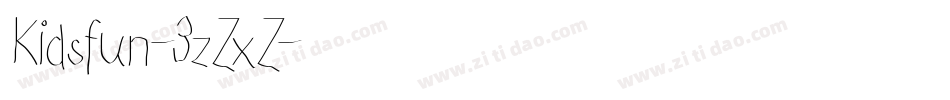 Kidsfun-3zZxZ字体转换