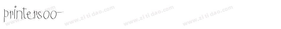 printersoo字体转换