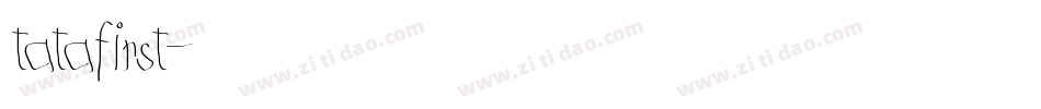 tatafirst字体转换