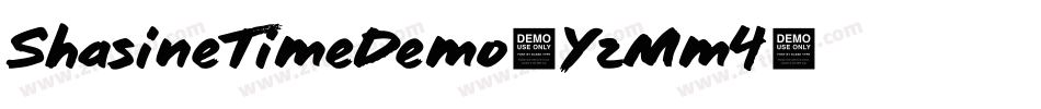 ShasineTimeDemo-YzMm4字体转换