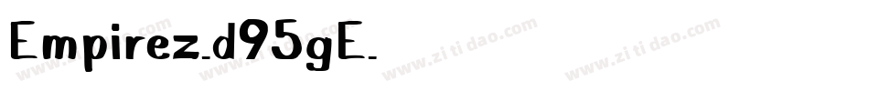 Empirez-d95gE字体转换