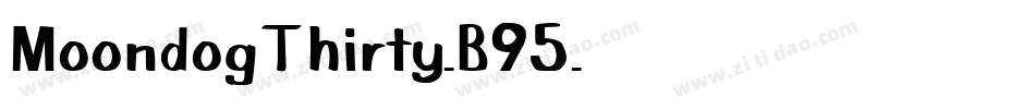 MoondogThirty-B95字体转换