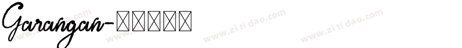 Garangan字体转换