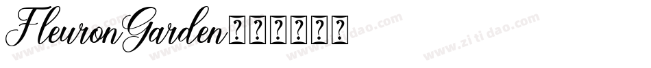 FleuronGarden字体转换