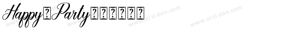 Happy-Party字体转换
