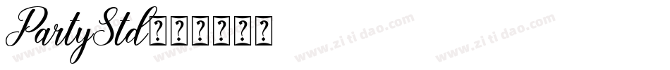 PartyStd字体转换