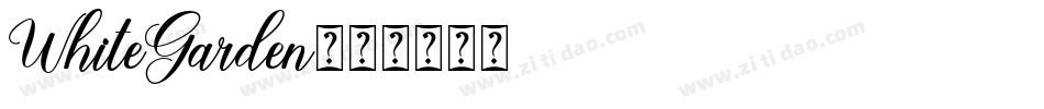 WhiteGarden字体转换