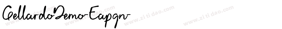 GellardoDemo-Eapgn字体转换