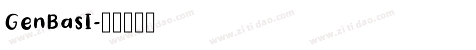 GenBasI字体转换