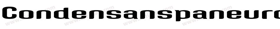 CondensanspaneuropeMedium-2Wa3字体转换