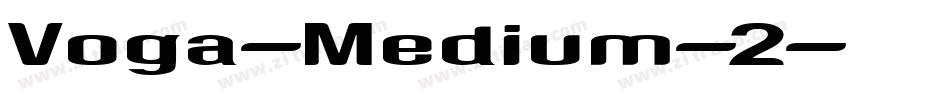 Voga-Medium-2字体转换
