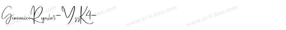 GeovaniceRegular-YzzK4字体转换