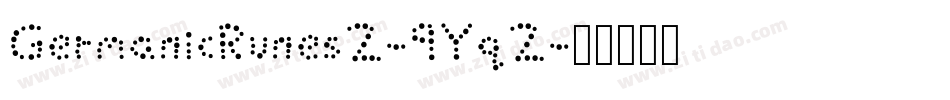 GermanicRunes2-9Yq2字体转换