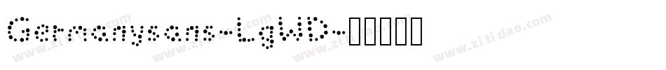 Germanysans-LgWD字体转换