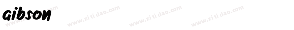 gibson字体转换