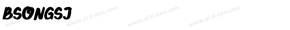 BSONGSJ字体转换