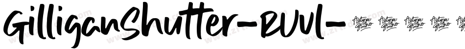 GilliganShutter-RVvl字体转换