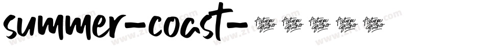 summer-coast字体转换