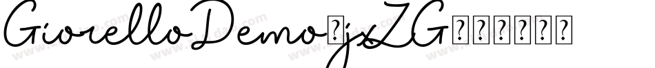 GiorelloDemo-jxZG字体转换