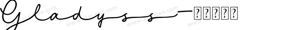 Gladyss字体转换