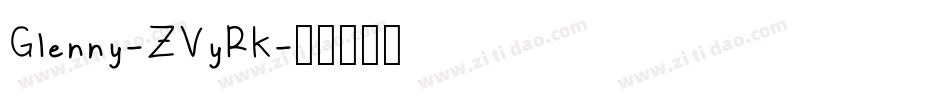 Glenny-ZVyRK字体转换