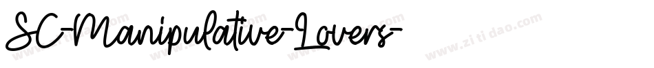 SC-Manipulative-Lovers字体转换