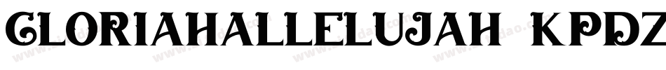 GloriaHallelujah-KpDZ字体转换