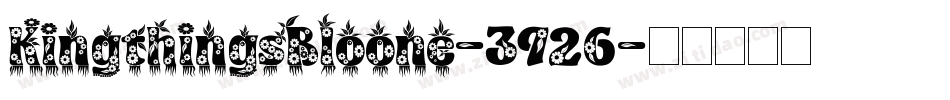 KingthingsBloone-3926字体转换