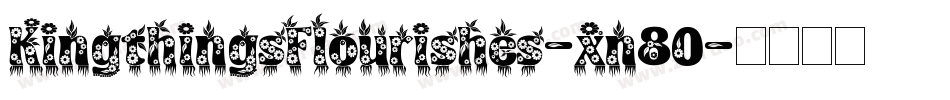KingthingsFlourishes-xn80字体转换